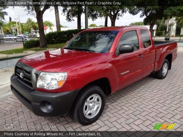 2008 Toyota Tacoma Access Cab in Impulse Red Pearl