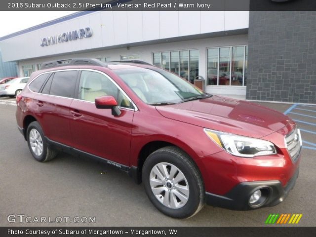 2016 Subaru Outback 2.5i Premium in Venetian Red Pearl
