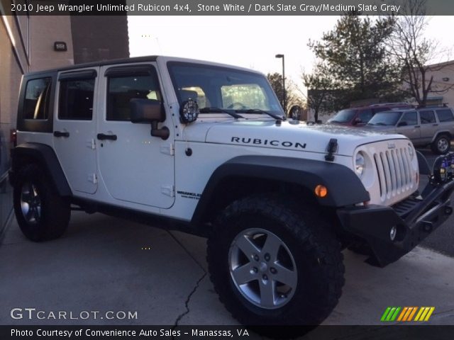 2010 Jeep Wrangler Unlimited Rubicon 4x4 in Stone White