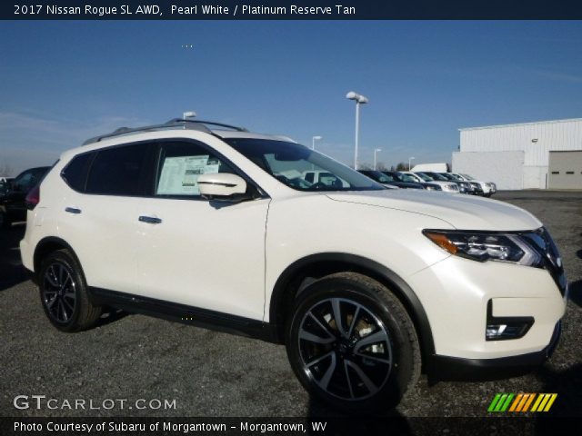 2017 Nissan Rogue SL AWD in Pearl White