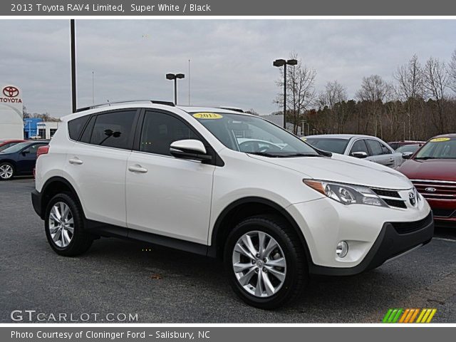 2013 Toyota RAV4 Limited in Super White