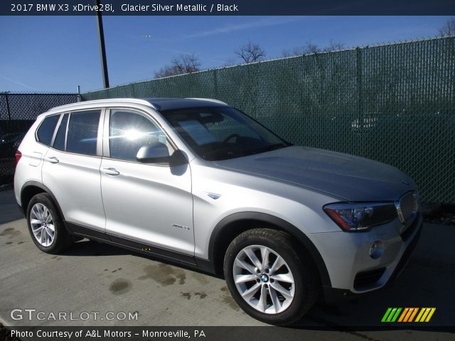 2017 BMW X3 xDrive28i in Glacier Silver Metallic