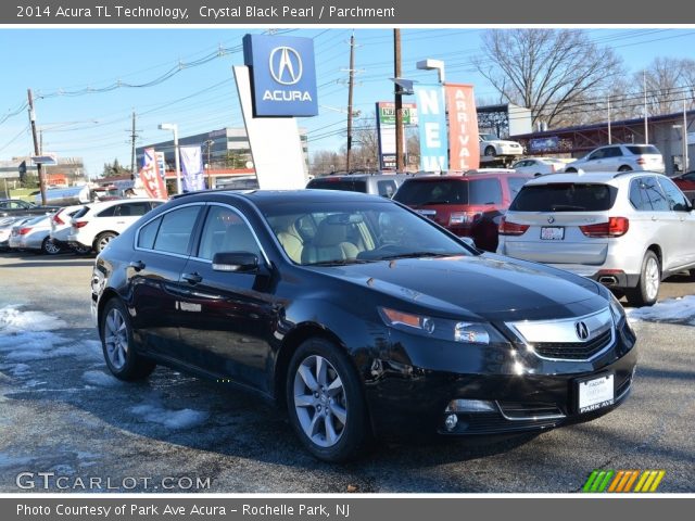 2014 Acura TL Technology in Crystal Black Pearl