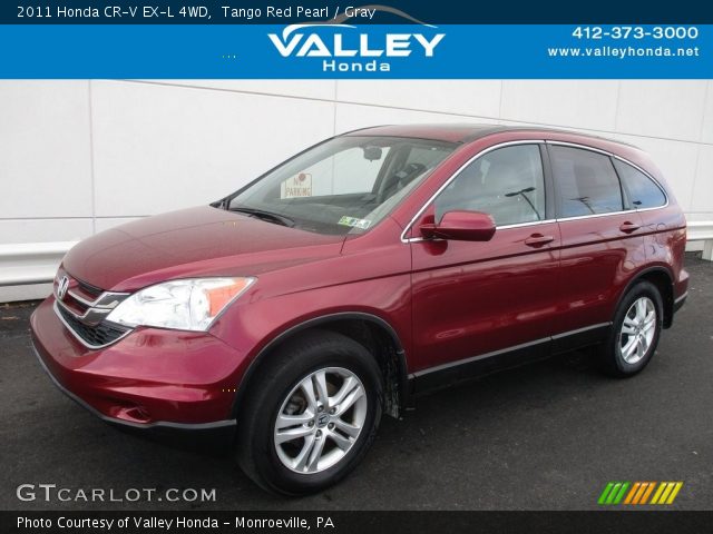 2011 Honda CR-V EX-L 4WD in Tango Red Pearl