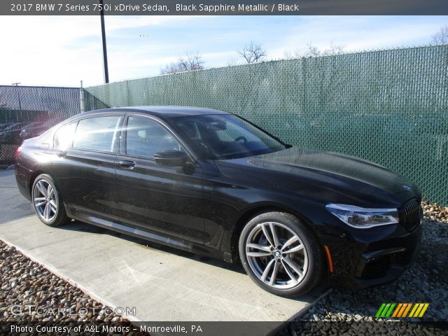 2017 BMW 7 Series 750i xDrive Sedan in Black Sapphire Metallic