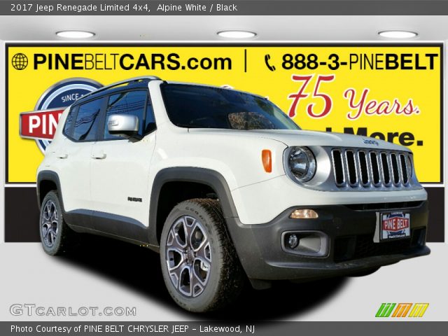 2017 Jeep Renegade Limited 4x4 in Alpine White