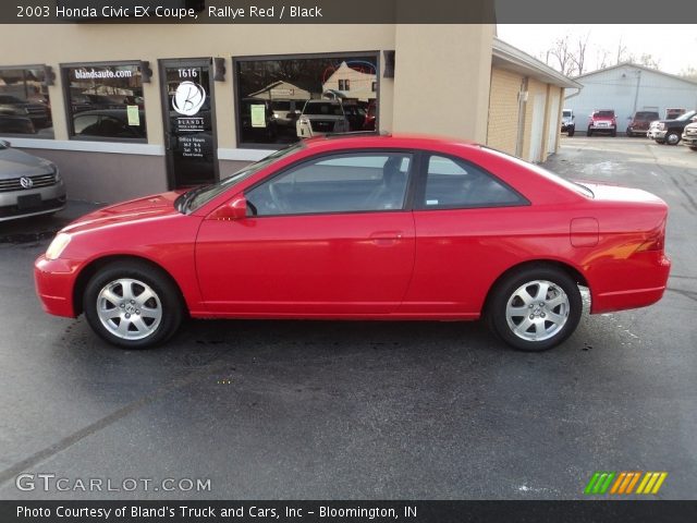 2003 Honda Civic EX Coupe in Rallye Red
