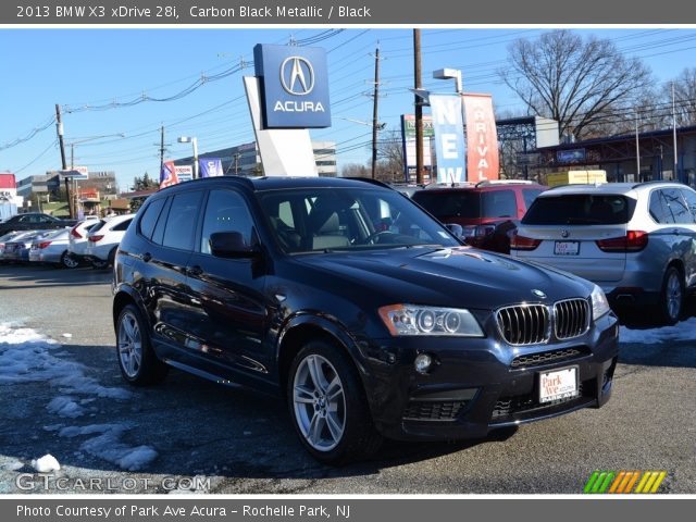 2013 BMW X3 xDrive 28i in Carbon Black Metallic