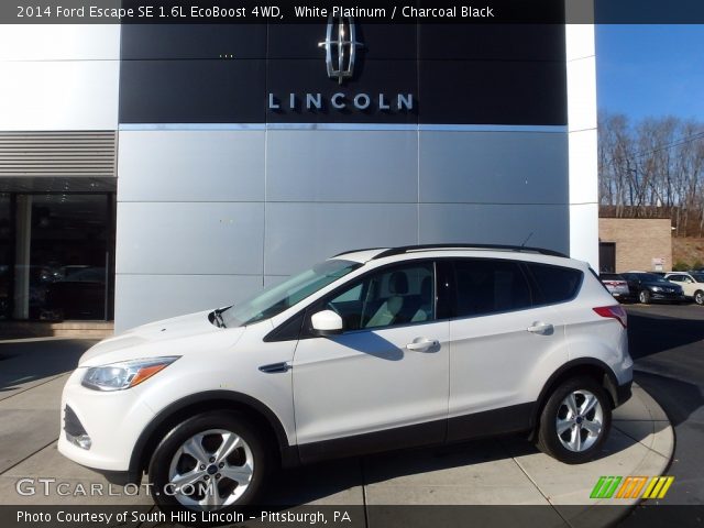 2014 Ford Escape SE 1.6L EcoBoost 4WD in White Platinum
