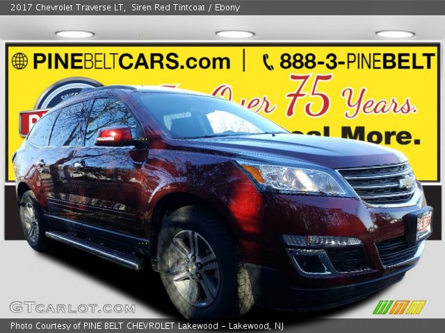 2017 Chevrolet Traverse LT in Siren Red Tintcoat