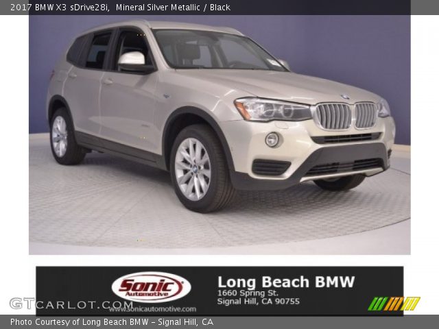 2017 BMW X3 sDrive28i in Mineral Silver Metallic
