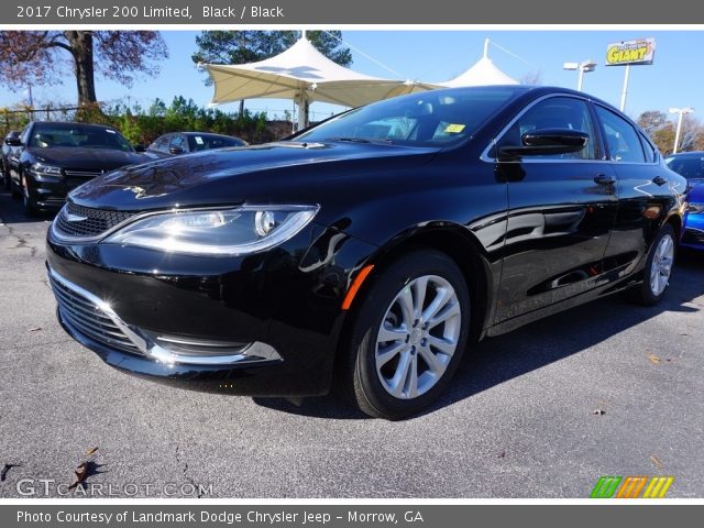 2017 Chrysler 200 Limited in Black