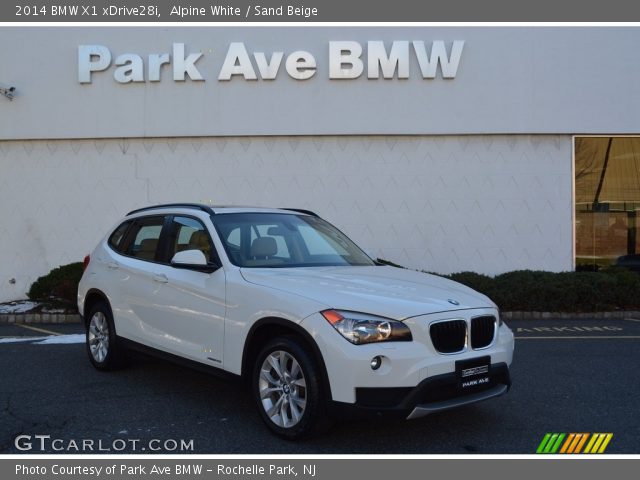 2014 BMW X1 xDrive28i in Alpine White