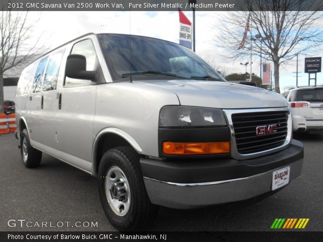 2012 GMC Savana Van 2500 Work Van in Pure Silver Metallic