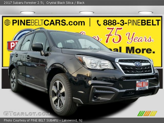 2017 Subaru Forester 2.5i in Crystal Black Silica