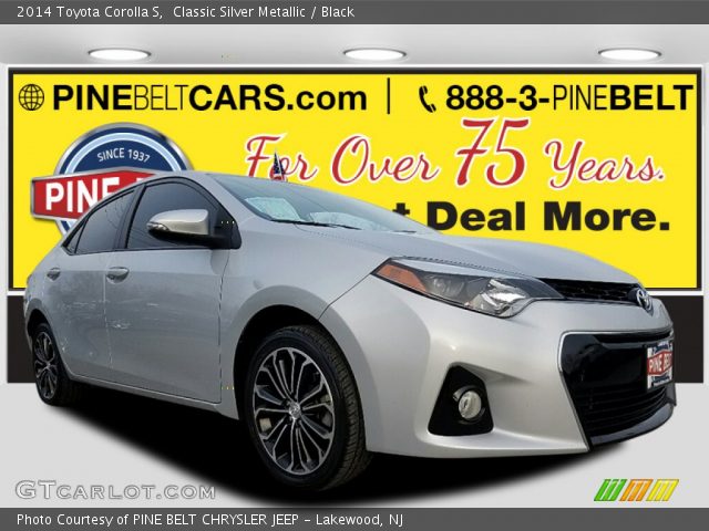 2014 Toyota Corolla S in Classic Silver Metallic