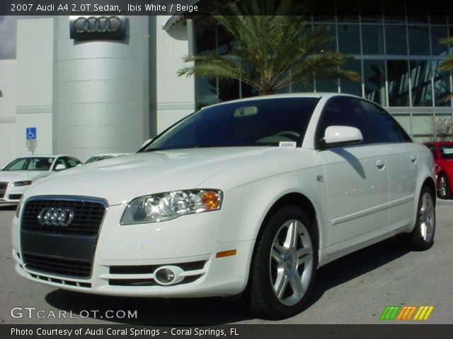 2007 Audi A4 2.0T Sedan in Ibis White