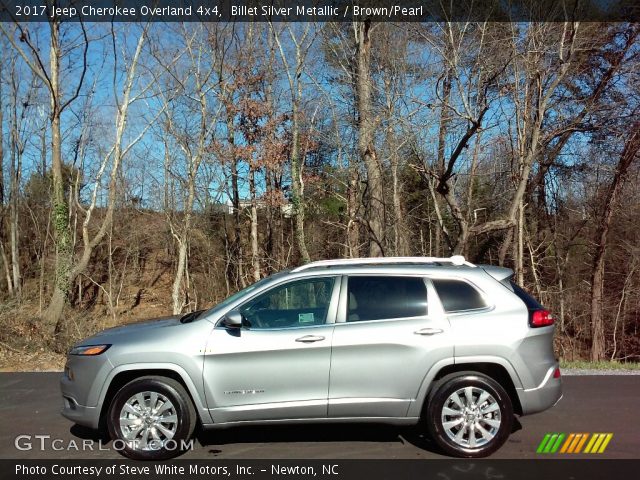 2017 Jeep Cherokee Overland 4x4 in Billet Silver Metallic
