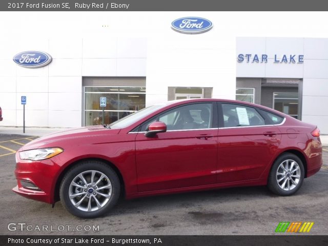 2017 Ford Fusion SE in Ruby Red