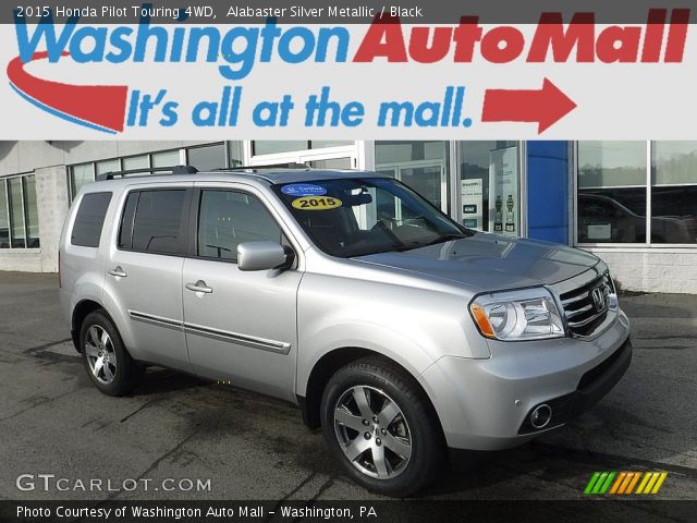 2015 Honda Pilot Touring 4WD in Alabaster Silver Metallic