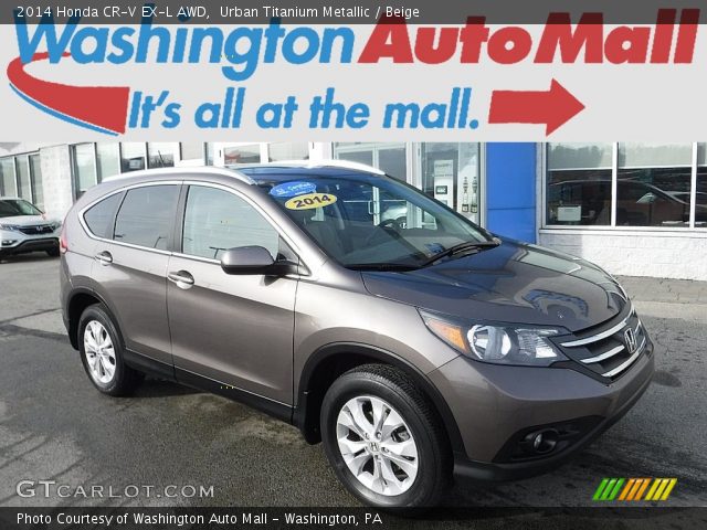 2014 Honda CR-V EX-L AWD in Urban Titanium Metallic