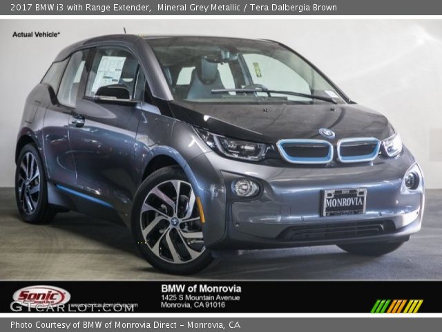 2017 BMW i3 with Range Extender in Mineral Grey Metallic
