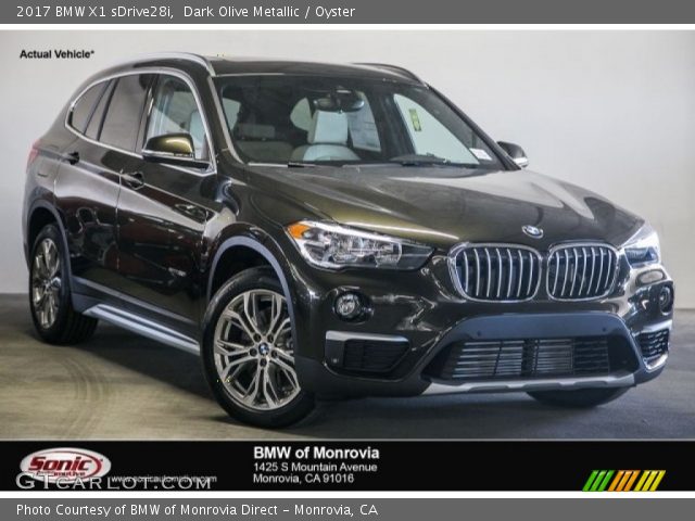 2017 BMW X1 sDrive28i in Dark Olive Metallic