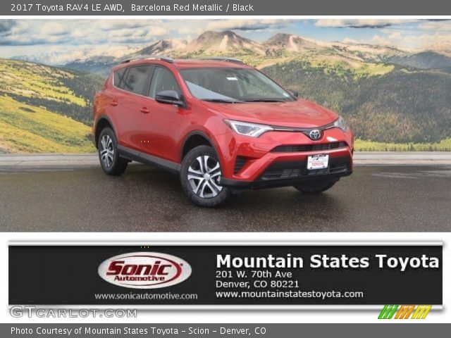 2017 Toyota RAV4 LE AWD in Barcelona Red Metallic