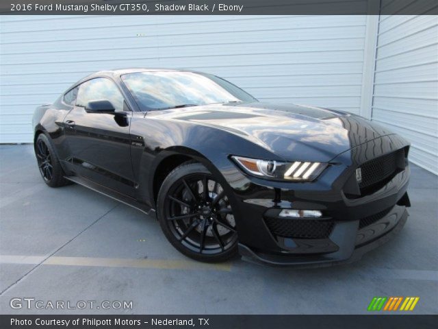 2016 Ford Mustang Shelby GT350 in Shadow Black