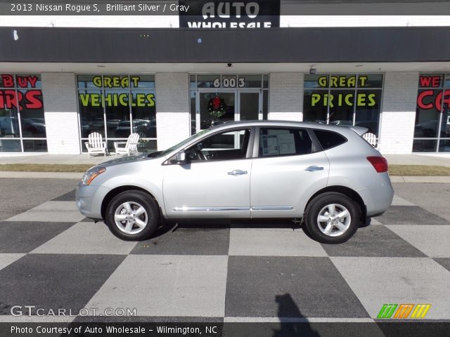 2013 Nissan Rogue S in Brilliant Silver
