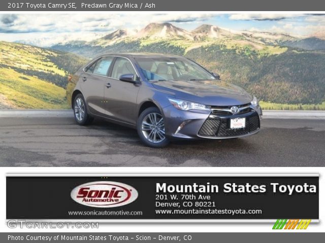 2017 Toyota Camry SE in Predawn Gray Mica