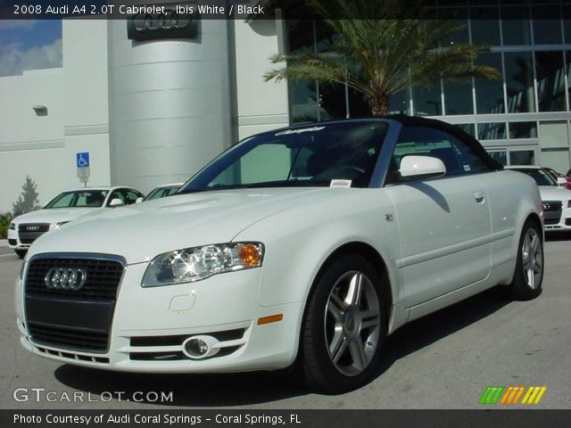 2008 Audi A4 2.0T Cabriolet in Ibis White