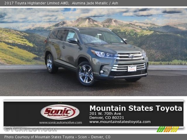 2017 Toyota Highlander Limited AWD in Alumina Jade Metallic