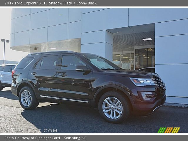 2017 Ford Explorer XLT in Shadow Black