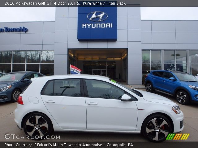 2016 Volkswagen Golf GTI 4 Door 2.0T S in Pure White