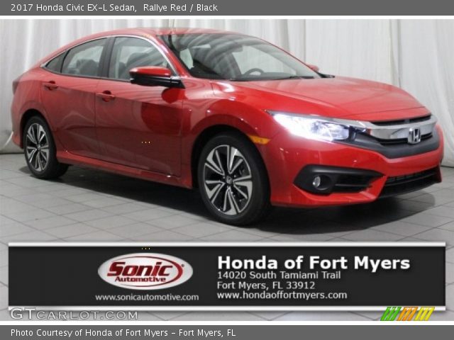 2017 Honda Civic EX-L Sedan in Rallye Red