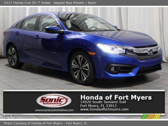 2017 Honda Civic EX-T Sedan in Aegean Blue Metallic