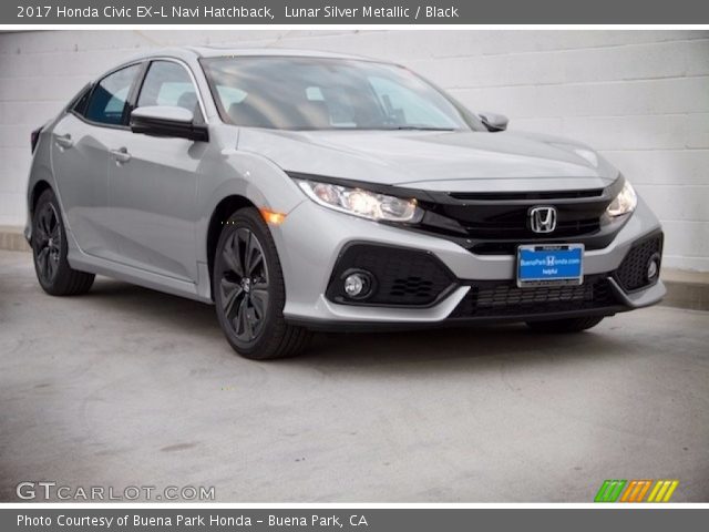 2017 Honda Civic EX-L Navi Hatchback in Lunar Silver Metallic