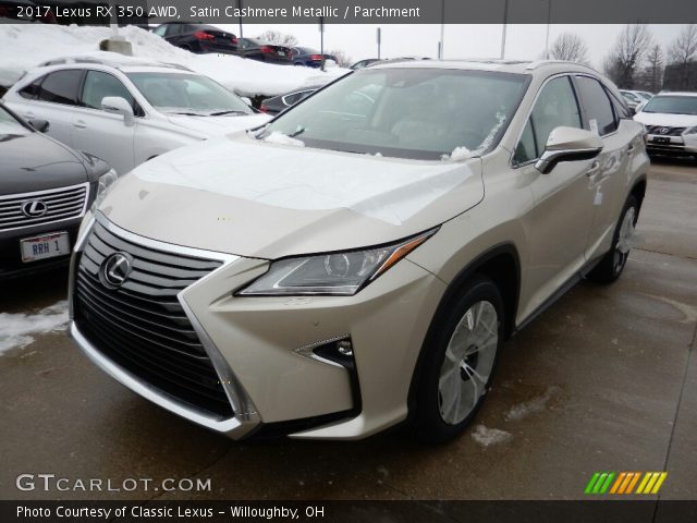 2017 Lexus RX 350 AWD in Satin Cashmere Metallic