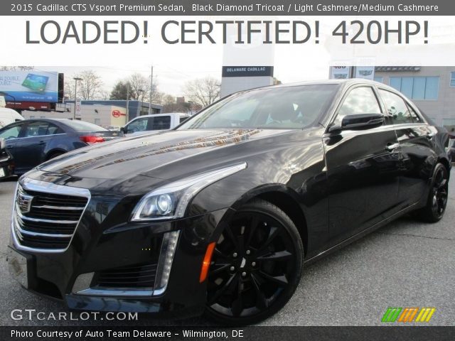 2015 Cadillac CTS Vsport Premium Sedan in Black Diamond Tricoat