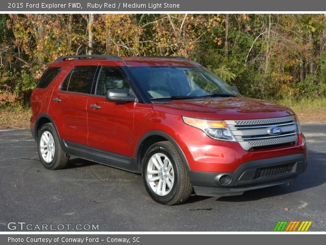 2015 Ford Explorer FWD in Ruby Red