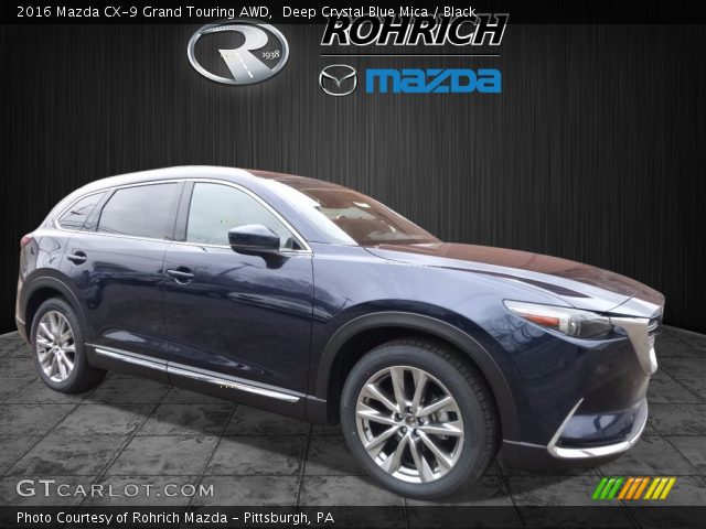 2016 Mazda CX-9 Grand Touring AWD in Deep Crystal Blue Mica