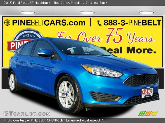 2015 Ford Focus SE Hatchback in Blue Candy Metallic