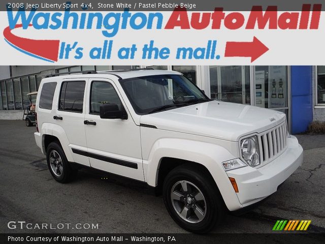 2008 Jeep Liberty Sport 4x4 in Stone White