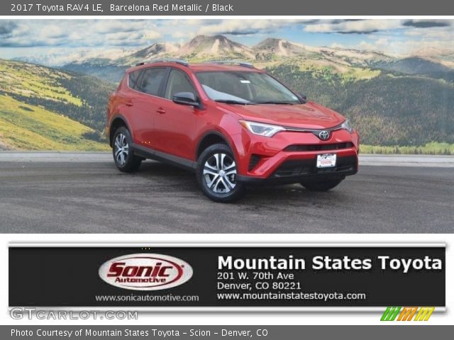 2017 Toyota RAV4 LE in Barcelona Red Metallic