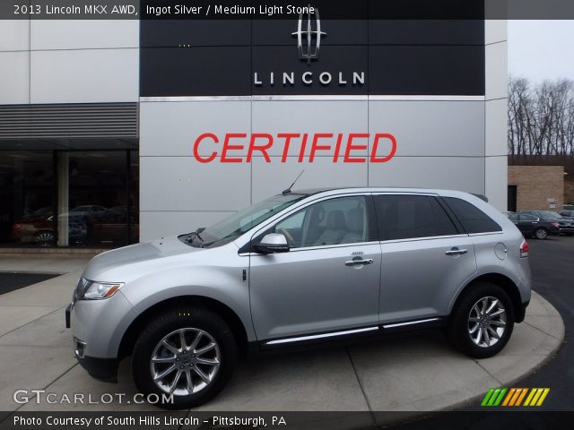 2013 Lincoln MKX AWD in Ingot Silver