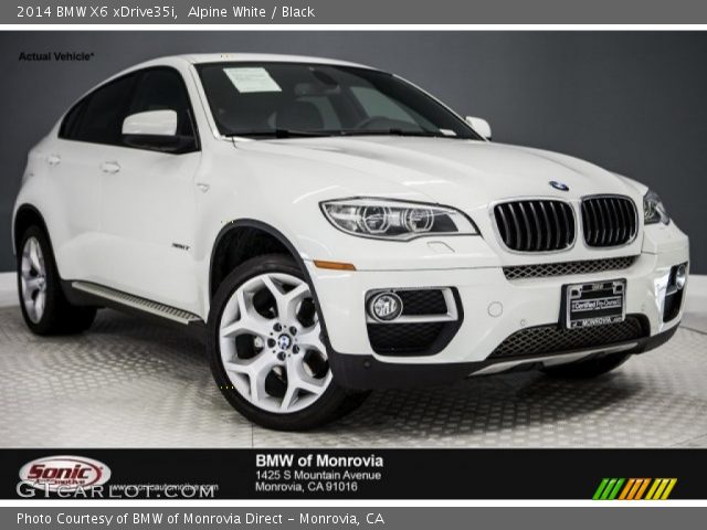 2014 BMW X6 xDrive35i in Alpine White