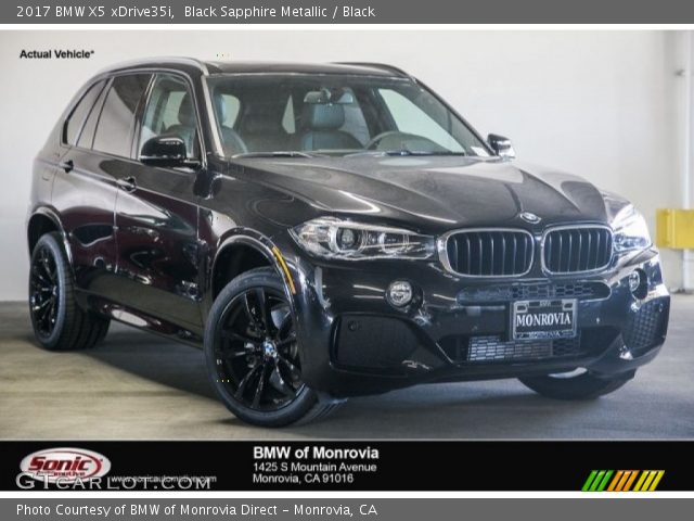 2017 BMW X5 xDrive35i in Black Sapphire Metallic