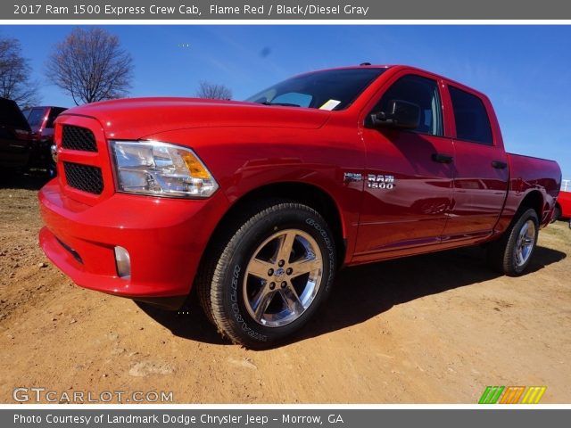 2017 Ram 1500 Express Crew Cab in Flame Red