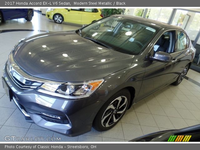 2017 Honda Accord EX-L V6 Sedan in Modern Steel Metallic